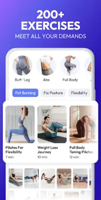 Pilates Workout at Home android App screenshot 3