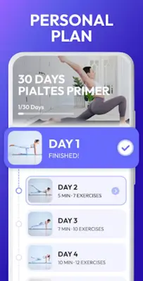 Pilates Workout at Home android App screenshot 6